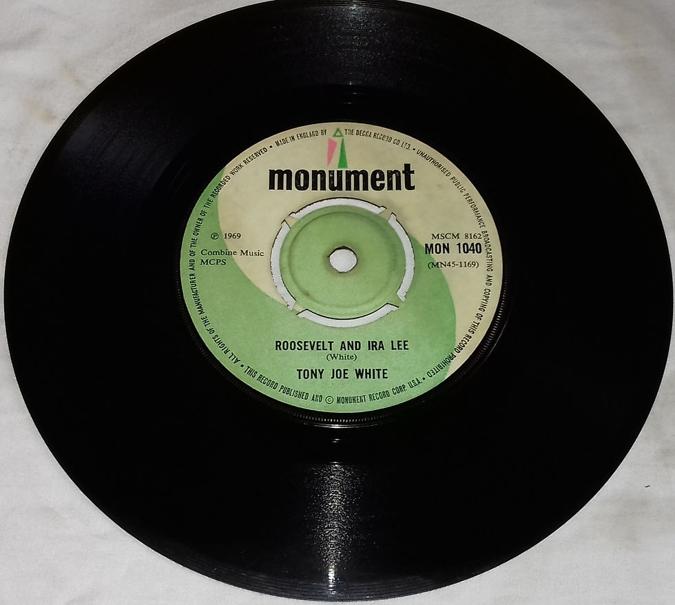 Tony Joe White - Roosevelt And Ira Lee (7", Single) (Monument)