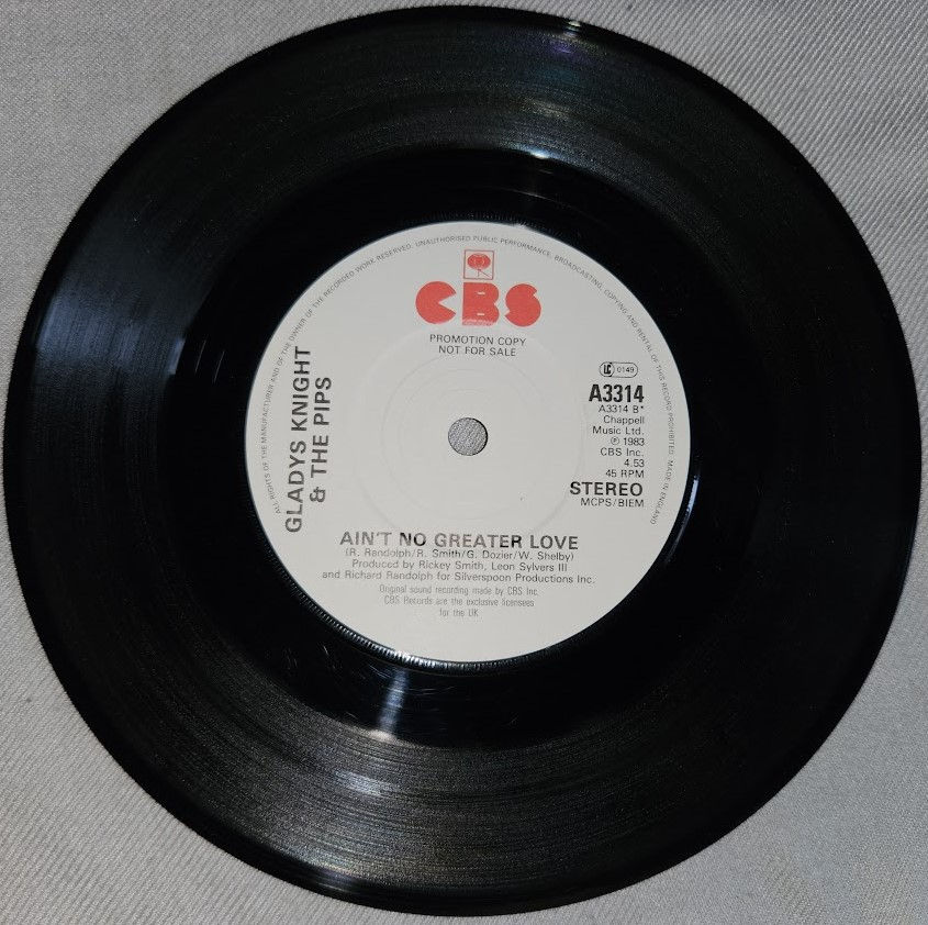 Miniaturbild: Gladys Knight And The Pips - Save The Overtime (For Me) (7", Single, Promo) (CBS