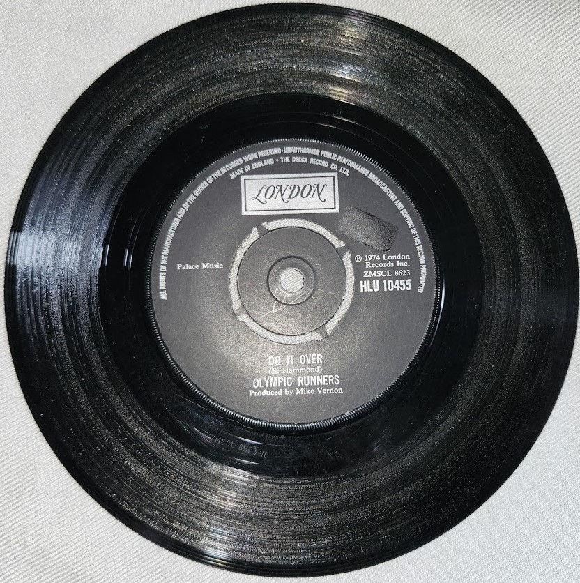 Olympic Runners - Do It Over/Put The Music Where Your Mouth Is (7") (London Reco