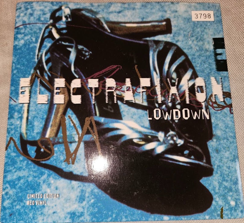 Electrafixion - Lowdown (7", Single, Ltd, Num, Red) (WEA, Spacejunk (2))