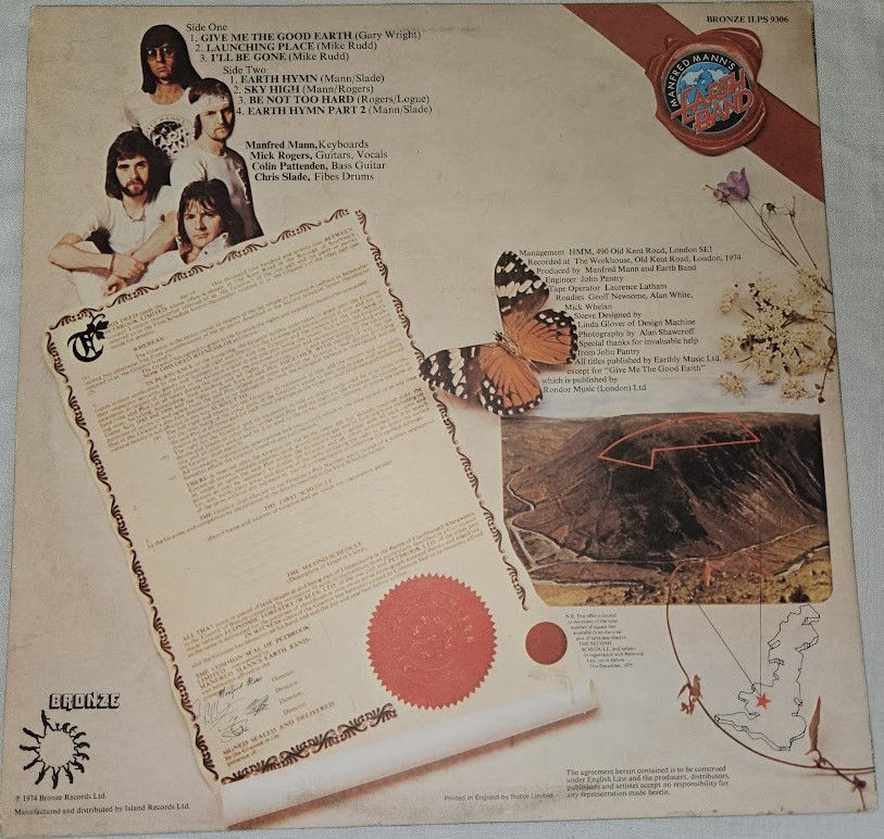 Thumbnail: Manfred Mann's Earth Band - The Good Earth (LP, Album) (Bronze)