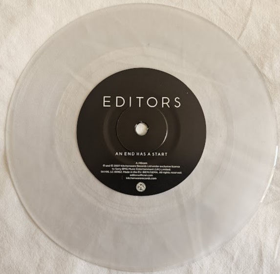 Thumbnail: Editors - An End Has A Start (7", Single, Ltd, Num, Cle) (Kitchenware Records)