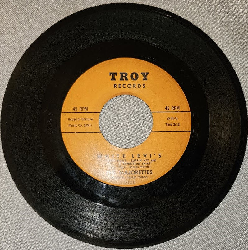 The Majorettes - White Levi's (Tennis Shoes - Surfin Hat And Big Plaid Pendleton