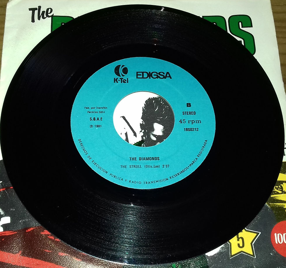 Miniaturbild: The Diamonds - Little Darlin' / The Stroll (7", Single, RE) (K-Tel, Edigsa)