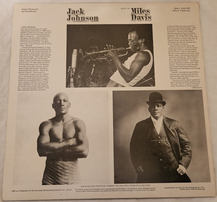 サムネイル： Miles Davis - Jack Johnson (LP, Album) (CBS, CBS, CBS)