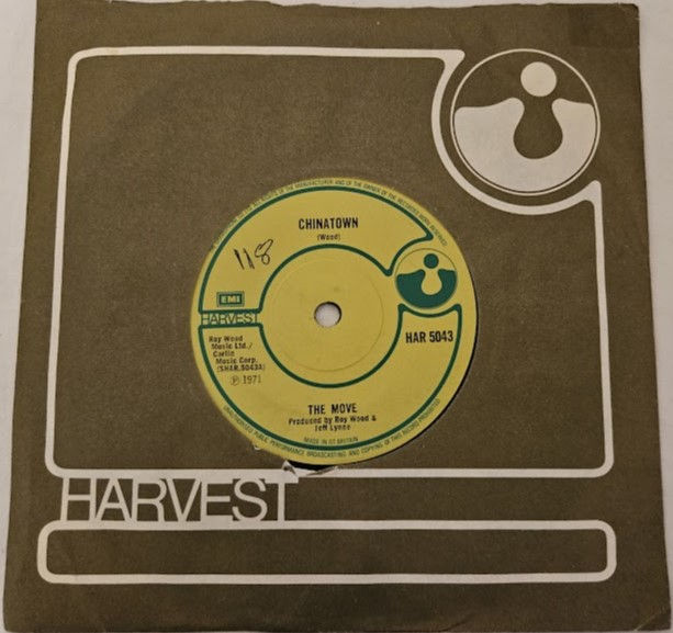 The Move - Chinatown (7", Single, Sol) (Harvest)