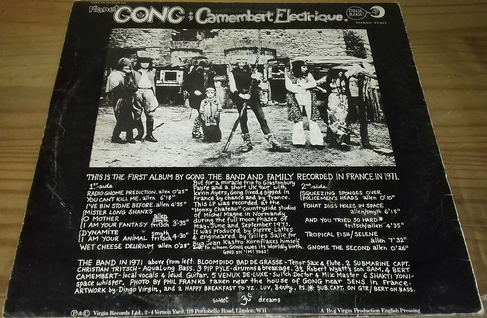 Miniatura: Gong - Camembert Electrique (LP, Album, RE) (Caroline Records)