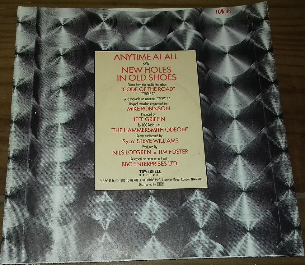 Thumbnail: Nils Lofgren - Anytime At All (7", Single) (Towerbell Records)