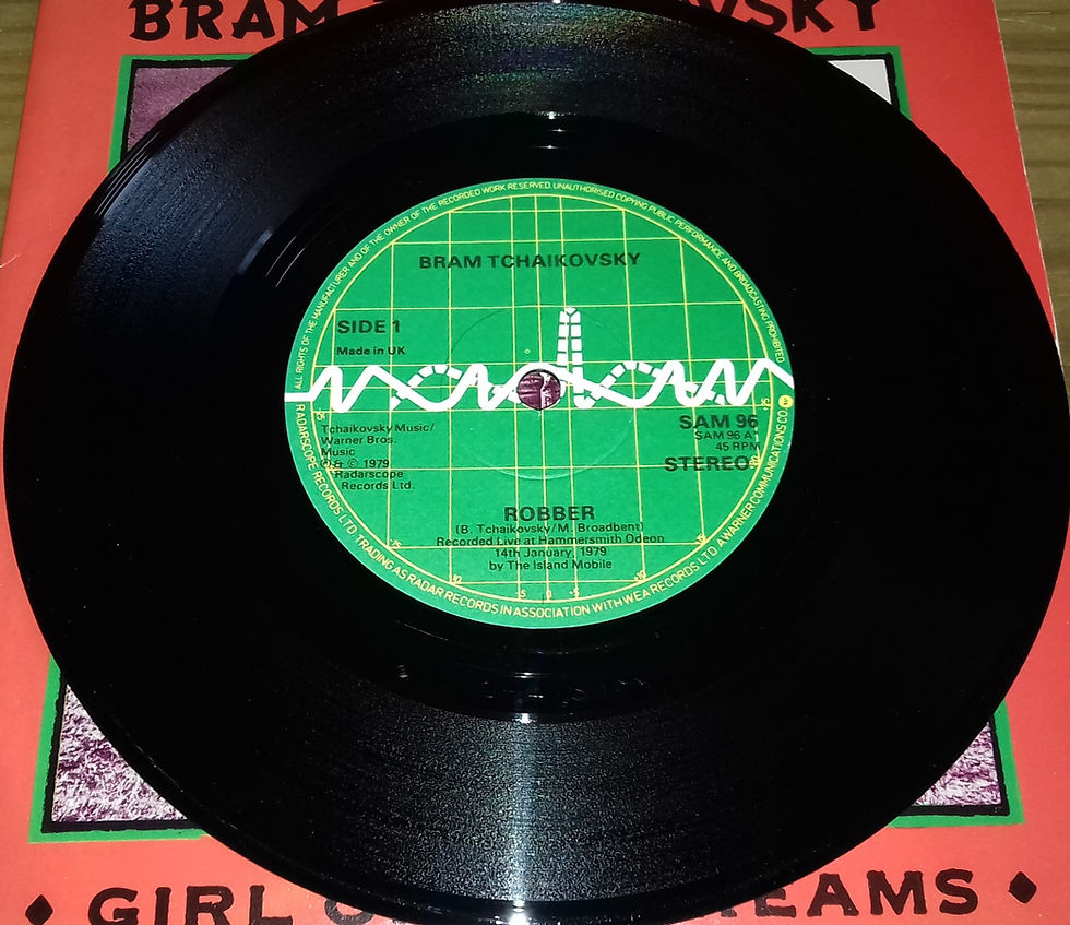 Miniature : Bram Tchaikovsky - Girl Of My Dreams (2x7", Gat) (Radar Records (5), Radar Recor