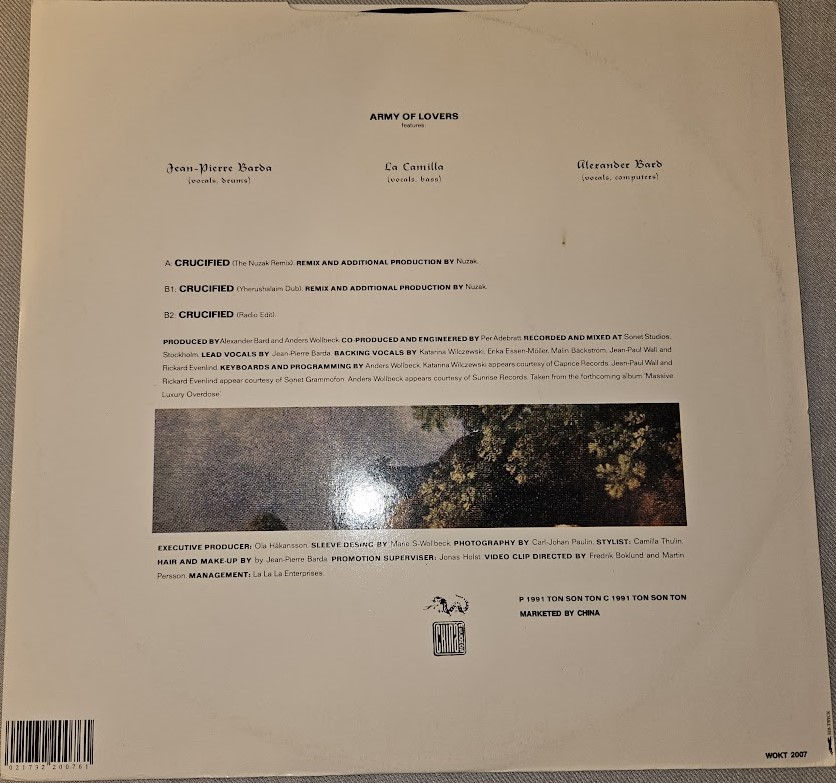 Miniaturbild: Army Of Lovers - Crucified (12", Single, P.R) (China Records)