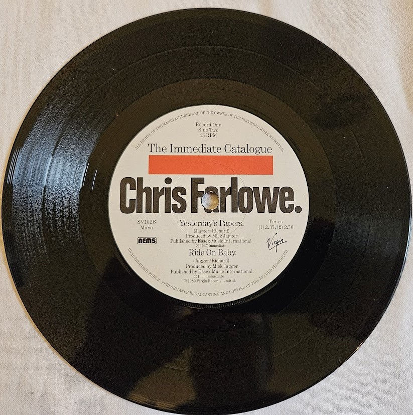 Miniaturbild: Chris Farlowe - Out Of Time (2x7", Single, Comp, Gat) (Virgin)