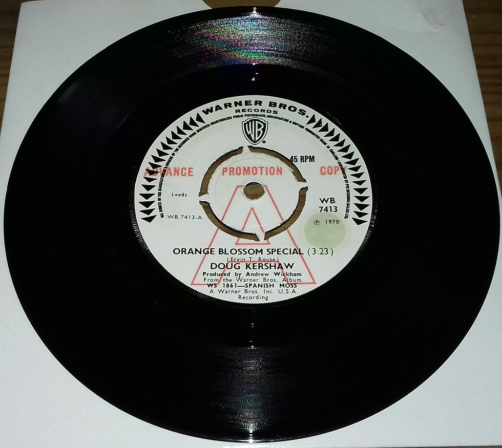 Doug Kershaw - Orange Blossom Special (7", Single, Promo) (Warner Bros. Records