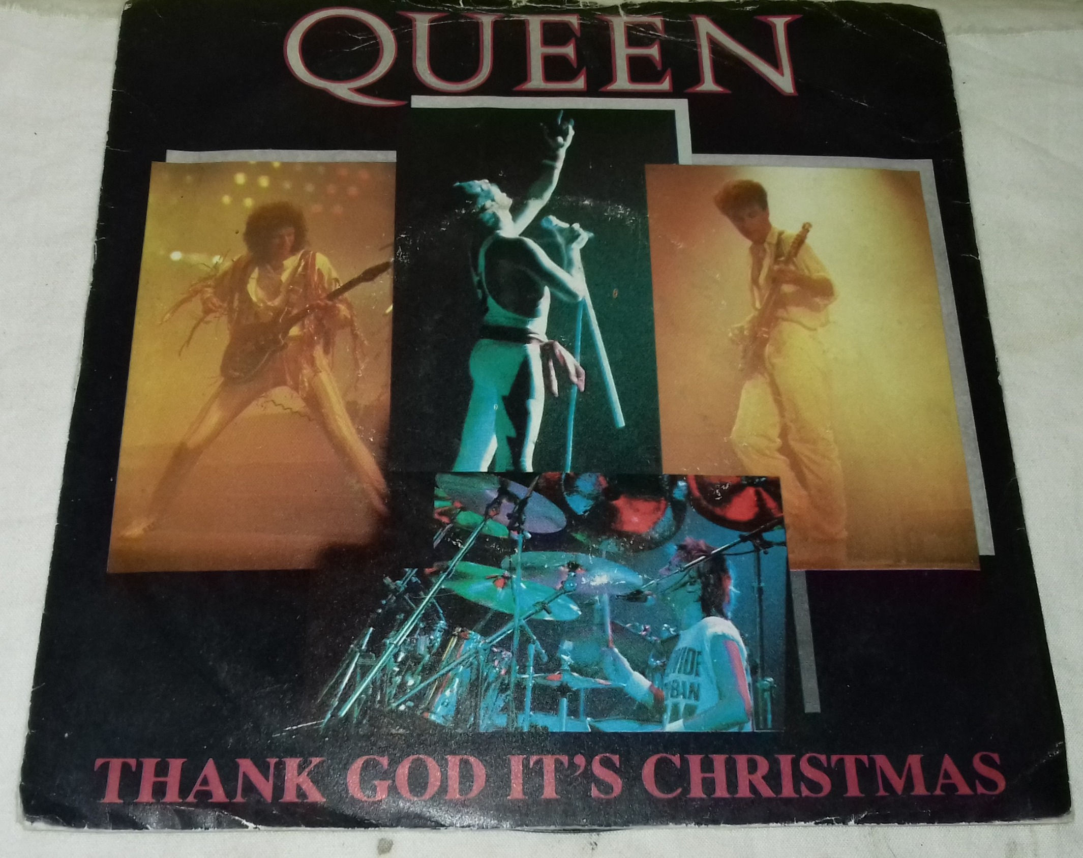Queen - Thank God It's Christmas (7", Single, Pap) (EMI)