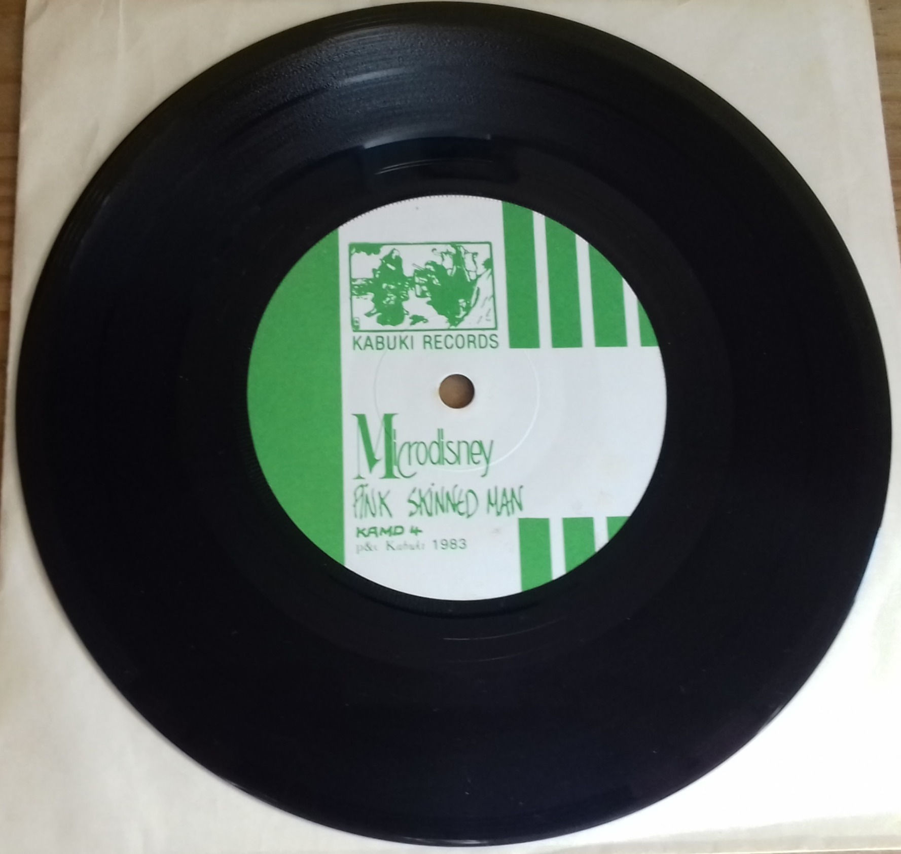 Microdisney - Pink Skinned Man (7", Single) (Kabuki Records)