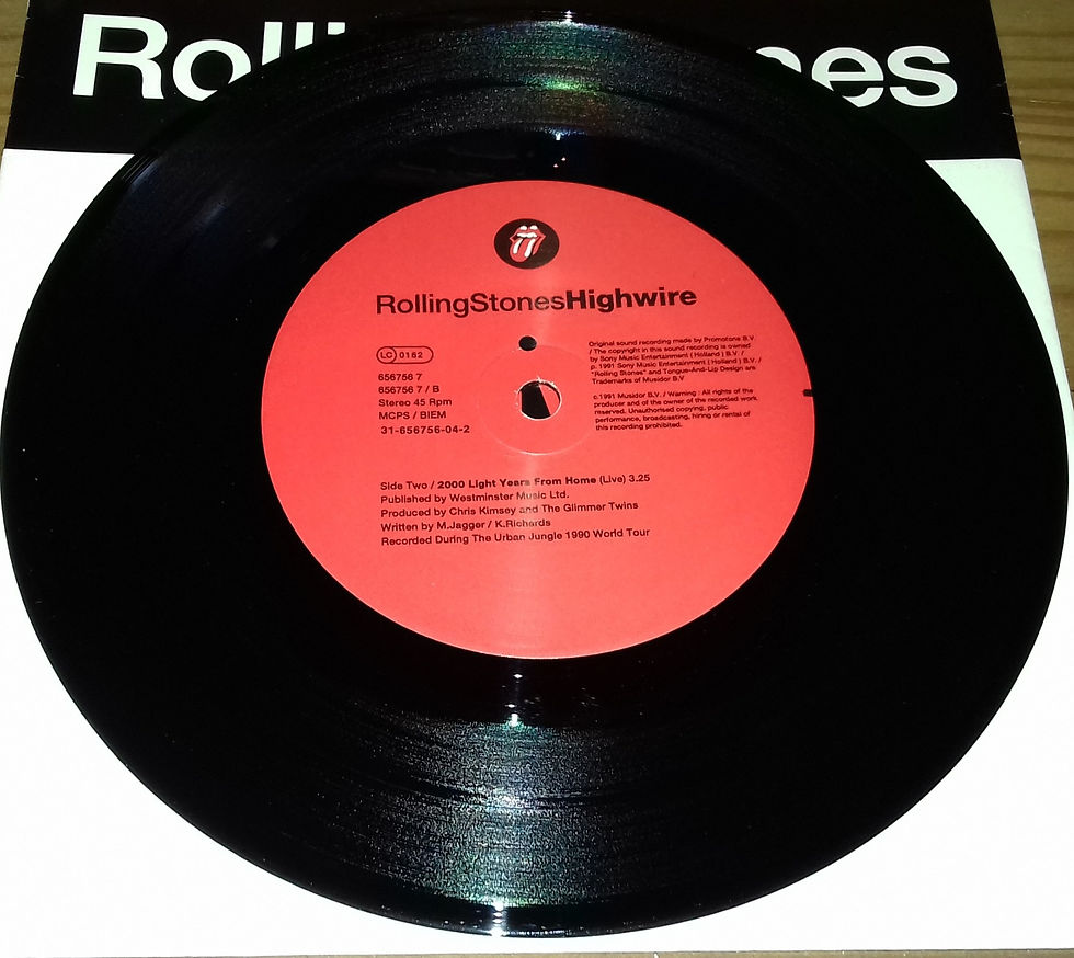 Miniaturbild: RollingStones* - Highwire (7", Single) (Rolling Stones Records)