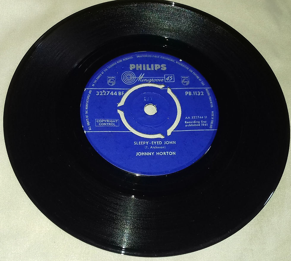 Thumbnail: Johnny Horton - Sleepy Eyed John (7", Single) (Philips)