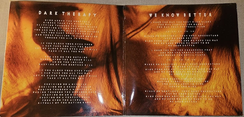Miniaturbild: Echobelly - Dark Therapy (7", Single, Blu) (Fauve Records, Rhythm King)