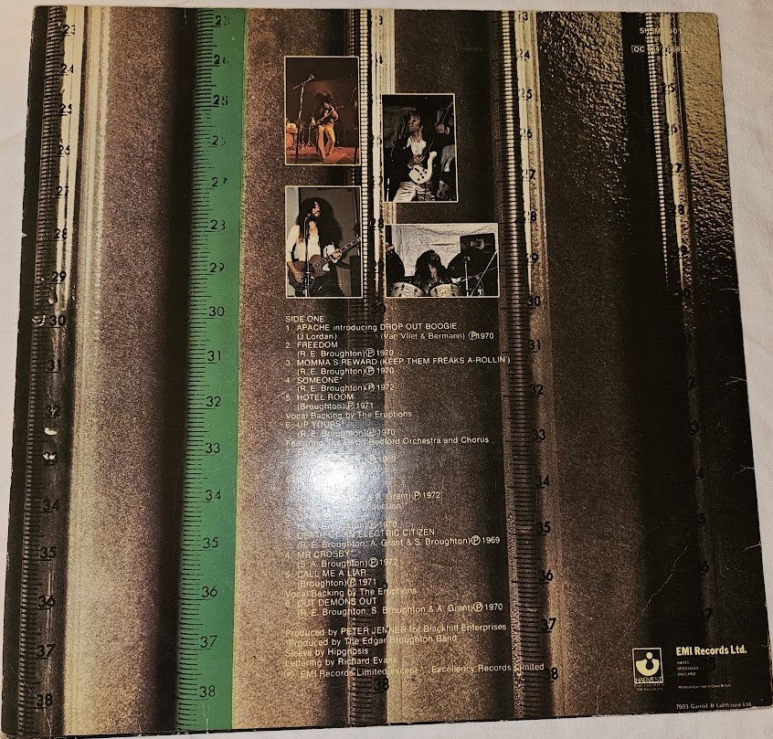 Miniatura: The Edgar Broughton Band - A Bunch Of 45s (LP, Comp) (Harvest, Harvest)