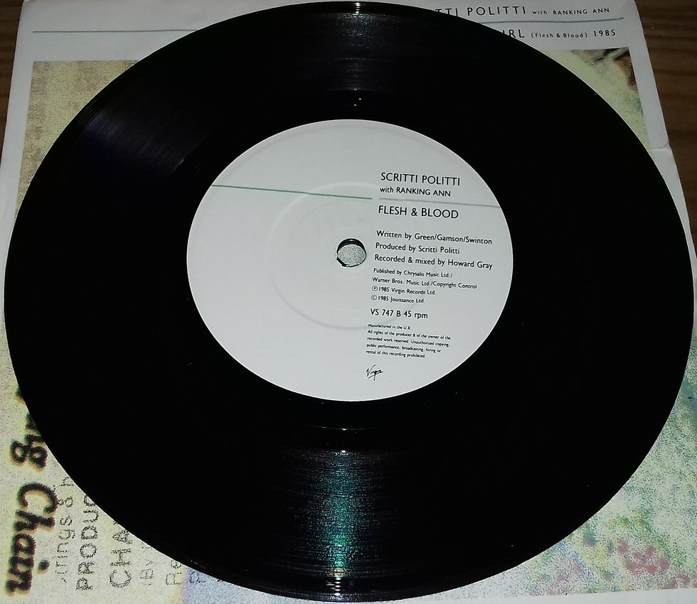 Miniature : Scritti Politti With Ranking Ann - The Word Girl (7", Single) (Virgin)