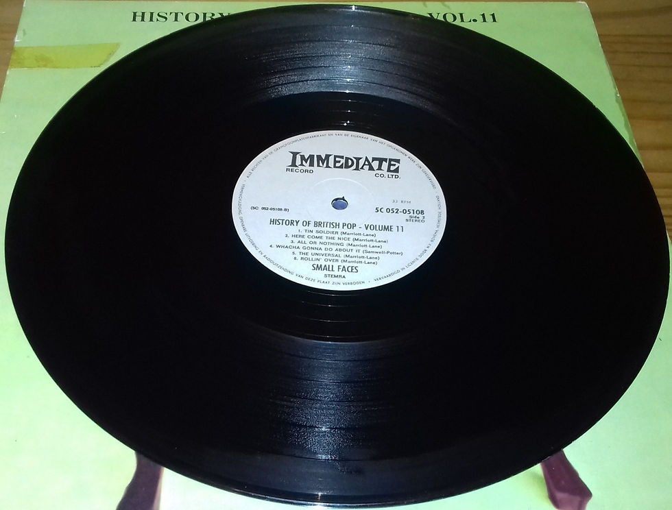 Miniature : Small Faces - History Of British Pop - Vol. 11 (LP, Comp) (Immediate)