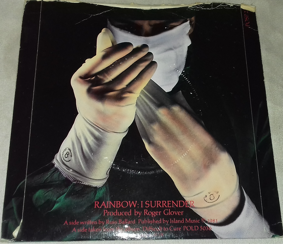 תמונה ממוזערת: Rainbow - I Surrender (7", Single, Sil) (Polydor)