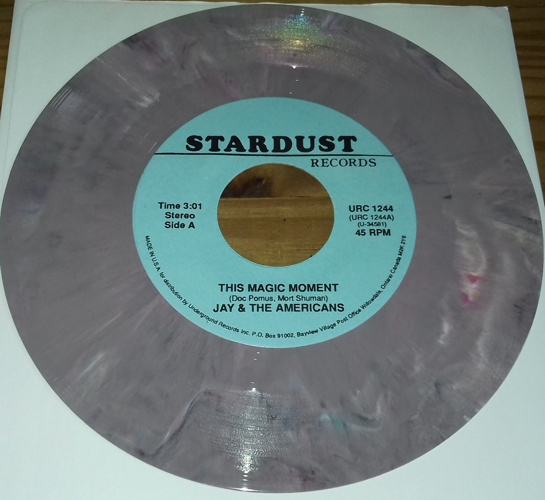Jay & The Americans - This Magic Moment (7", Mar) (Stardust Records)