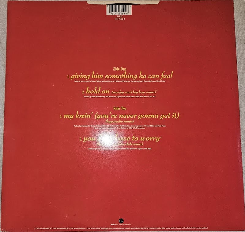 ภาพขนาดย่อ: En Vogue - Giving Him Something He Can Feel (12") (EastWest Records America, Eas