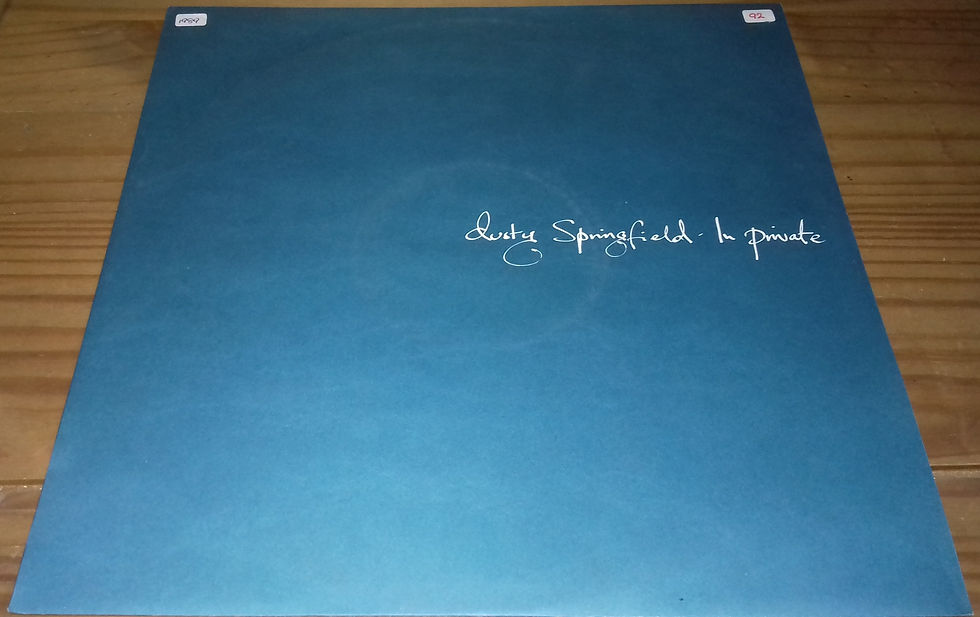 Dusty Springfield - In Private (12", Single) (Parlophone)