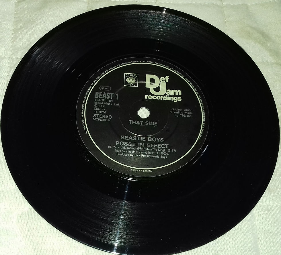 תמונה ממוזערת: Beastie Boys - No Sleep Till Brooklyn / Posse In Effect (7", Single) (Def Jam Re