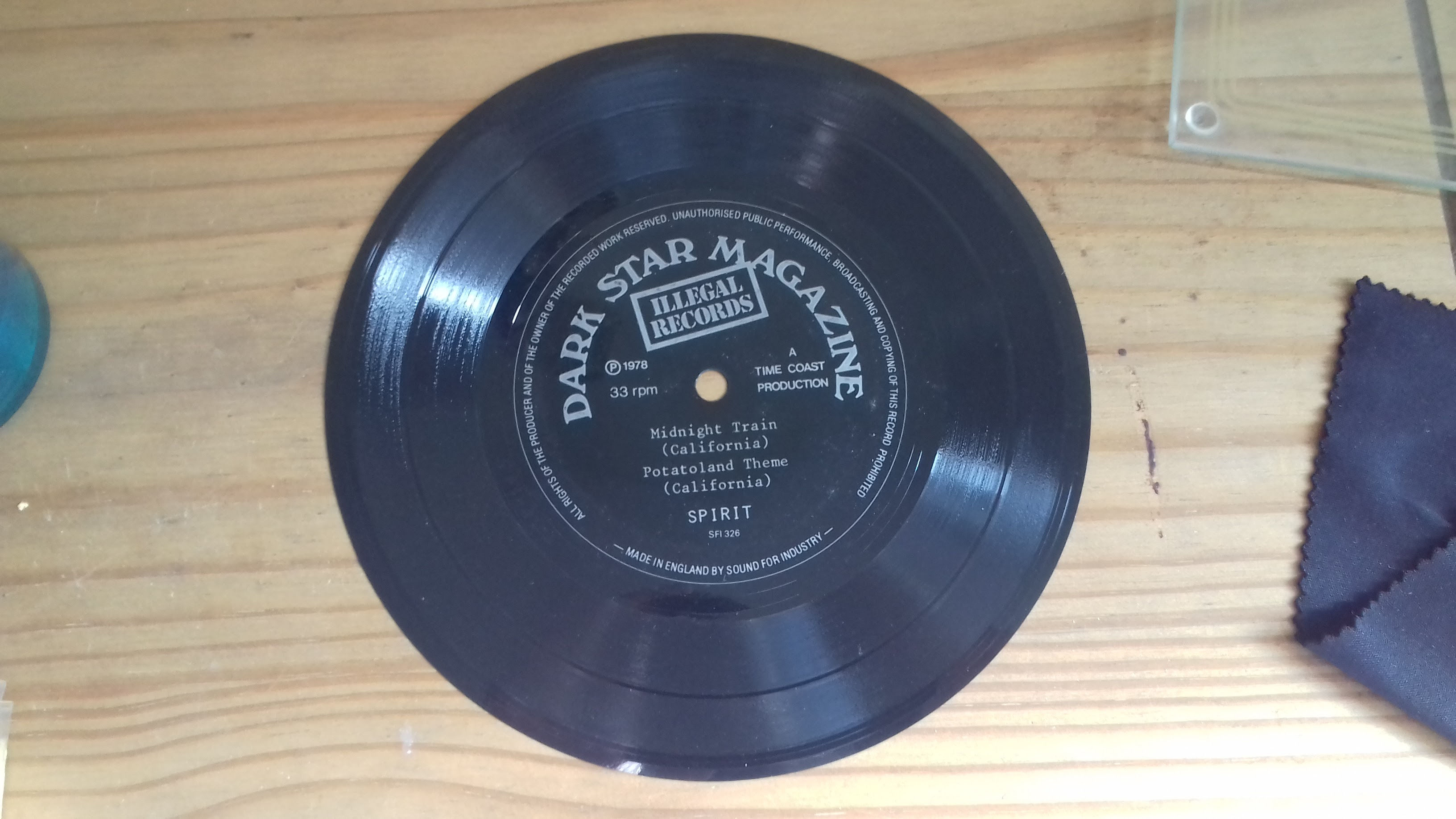 Spirit - Midnight Train/Potatoland Theme (Flexi, 7", S/Sided)