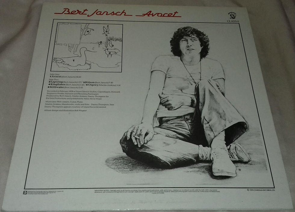 Miniaturbild: Bert Jansch - Avocet (LP, Album) (Charisma)
