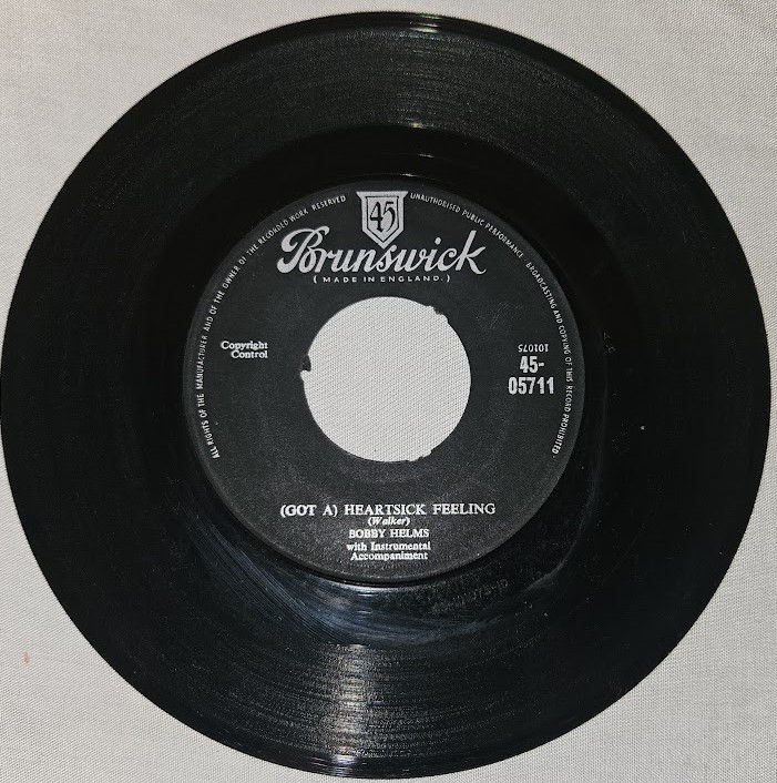 Miniatura: Bobby Helms - Fraulein (7", Single) (Brunswick)