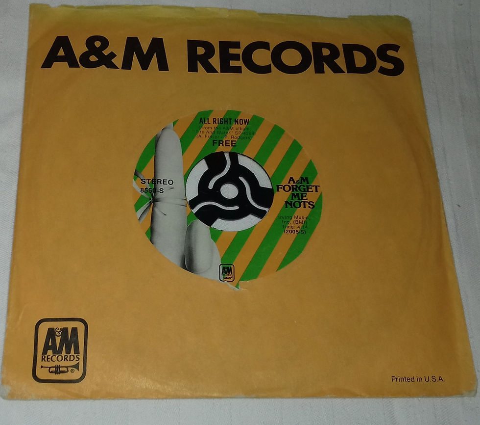 Free - All Right Now / The Stealer (7", Single) (A&M Records)