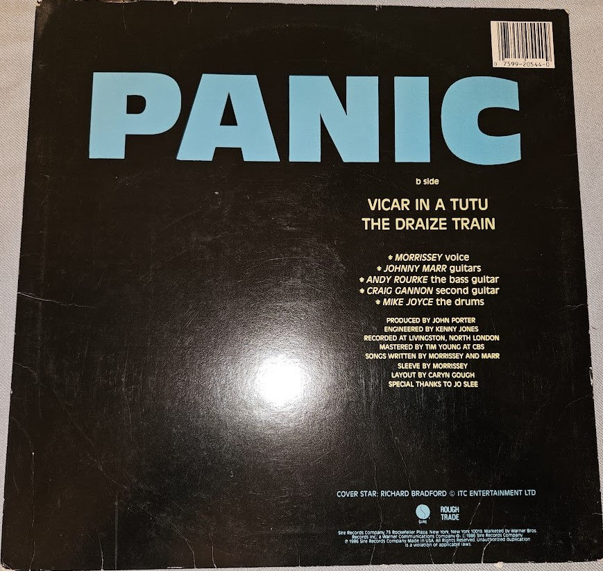 Miniaturbild: Smiths* - Panic (12", Single) (Sire, Sire, Rough Trade, Rough Trade)