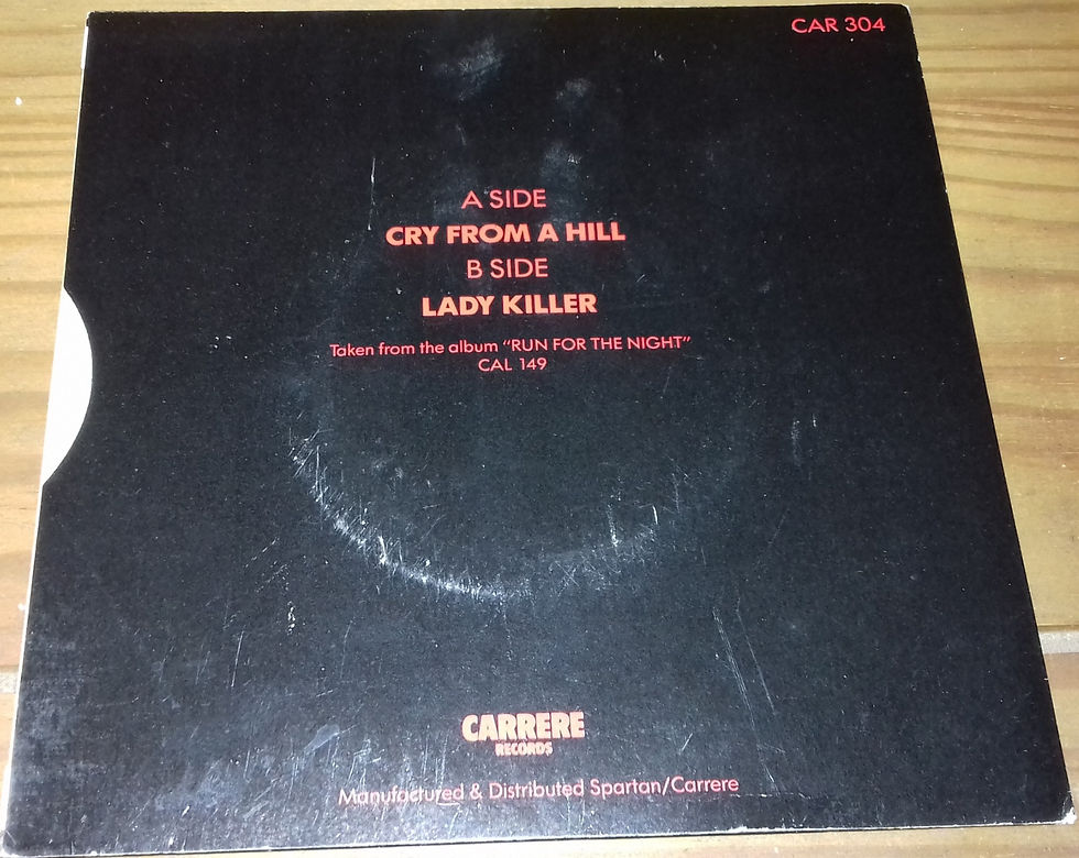 Thumbnail: Rage  - Cry From A Hill (7", Single) (Carrere)