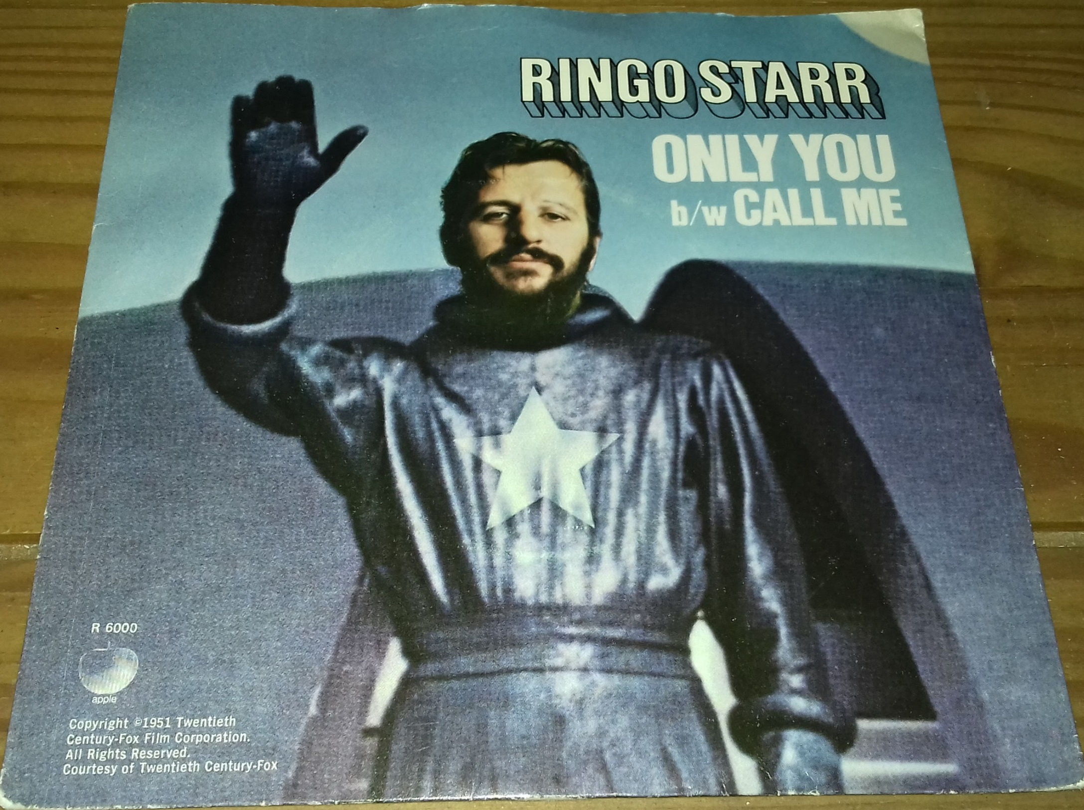 Ringo Starr - Only You b/w Call Me (7", Single) (Apple Records)