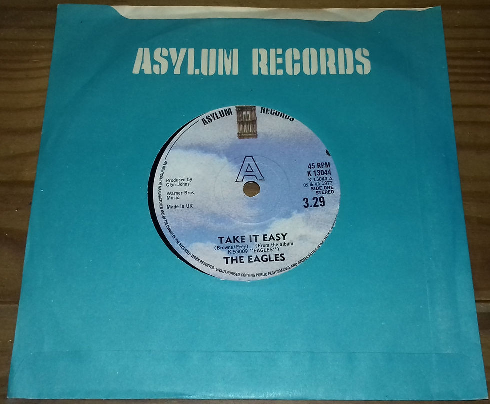 The Eagles* - Take It Easy / Witchy Woman (7", Single, RE) (Asylum Records)