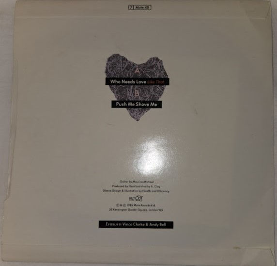 Miniaturbild: Erasure - Who Needs Love Like That (7", Single) (Mute)