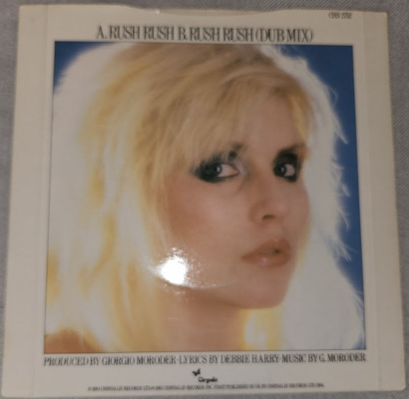 Pikkukuva: Debbie Harry* - Rush Rush (7", Single) (Chrysalis)