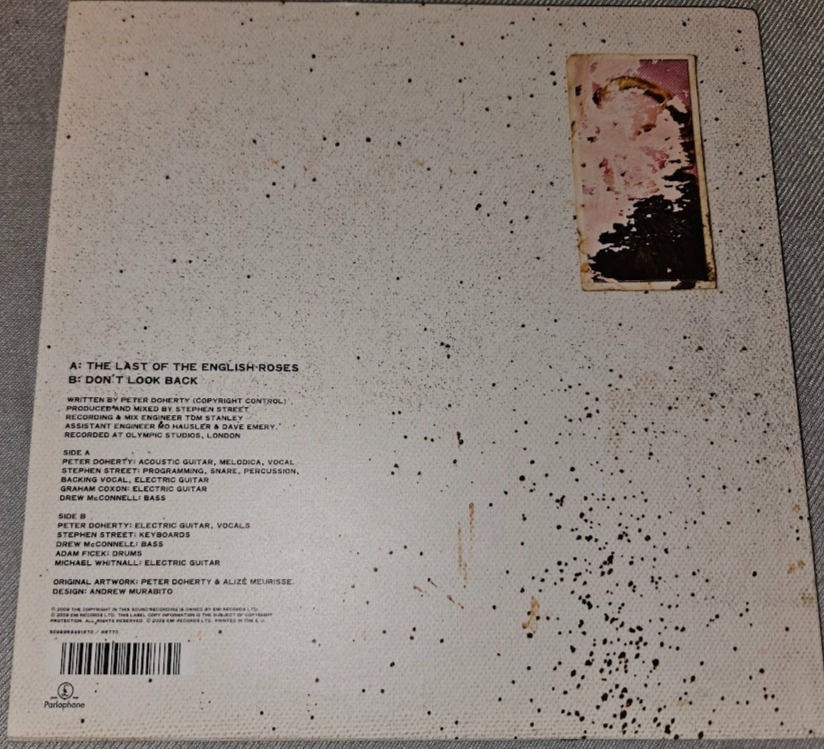 Miniatyrbild: Peter Doherty* - The Last Of The English Roses (7", Single) (Parlophone, Parloph