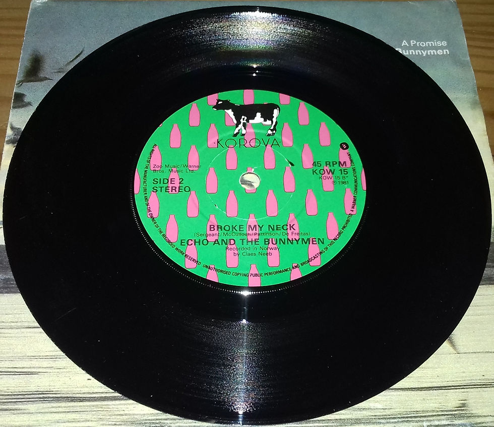 Miniature : Echo And The Bunnymen* - A Promise (7", Single) (Korova, Korova)