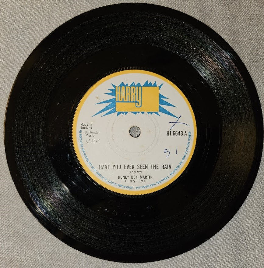 Honey Boy Martin - Have You Ever Seen The Rain (7") (Harry J Records)
