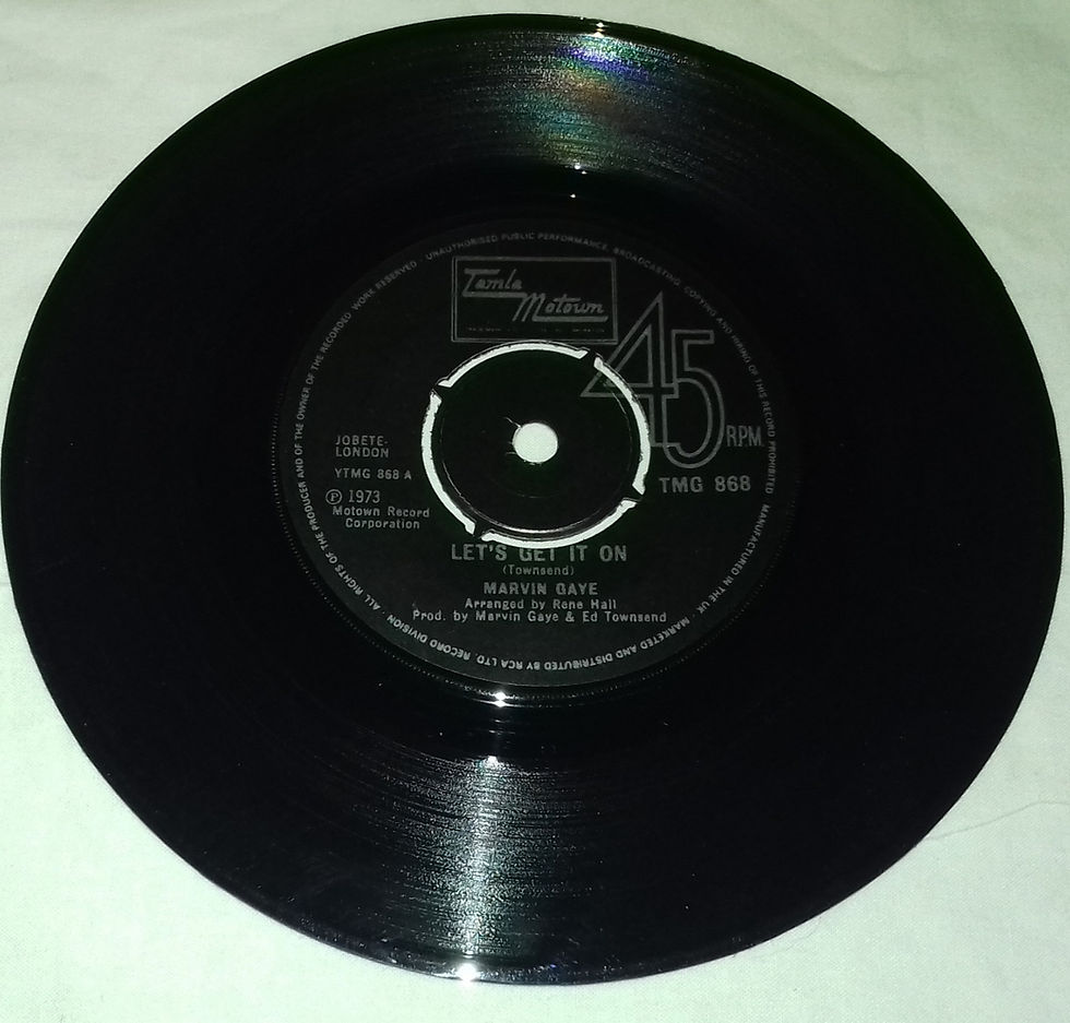 Marvin Gaye - Let's Get It On (7", Single, RE) (Tamla Motown)