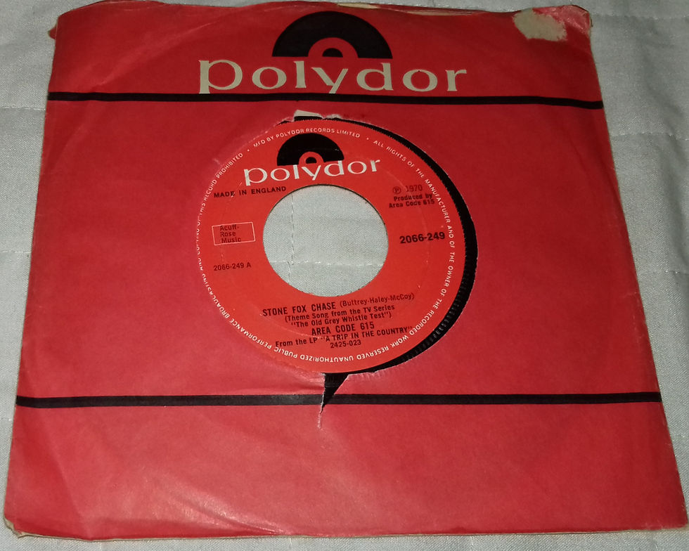 Area Code 615 - Stone Fox Chase (7", Single, Lar) (Polydor)
