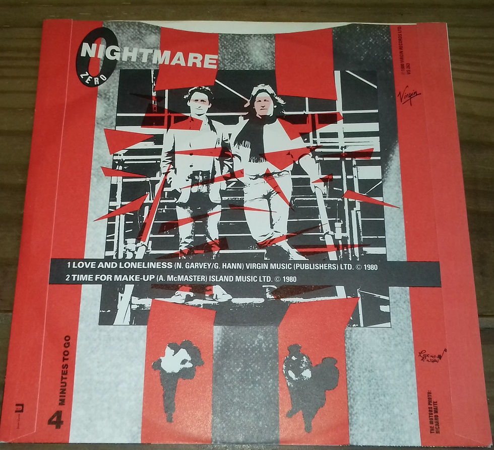 Miniature : The Motors - Love And Loneliness (7", Single) (Virgin)