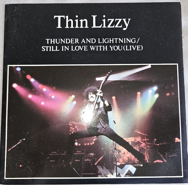 Thin Lizzy - Thunder And Lightning (7", Single, Promo) (Vertigo, Vertigo)
