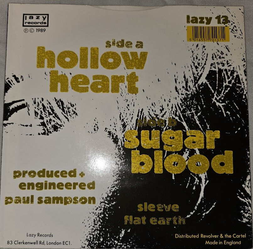 ภาพขนาดย่อ: Birdland  - Hollow Heart / Sugar Blood (7", Single) (Lazy Records)