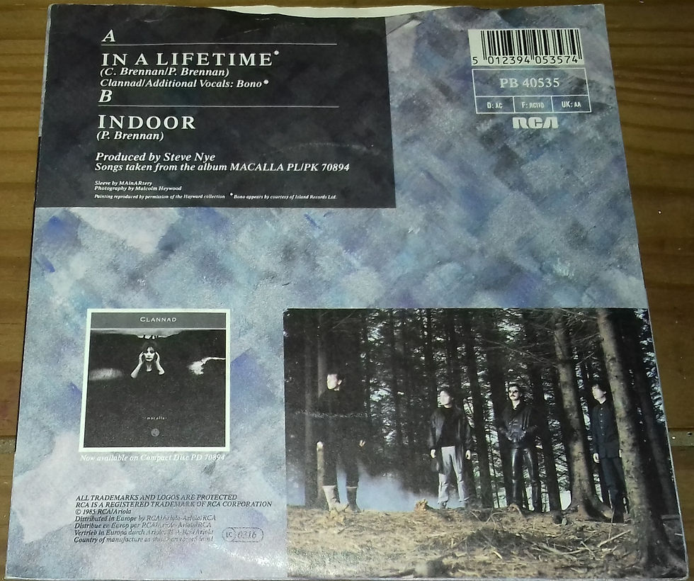 Thumbnail: Clannad - In A Lifetime (7", Single, Pap) (RCA)