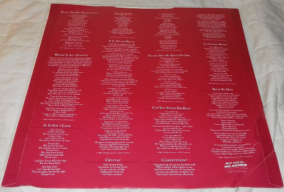 Miniature : New Edition - Heart Break (LP, Album) (MCA Records)