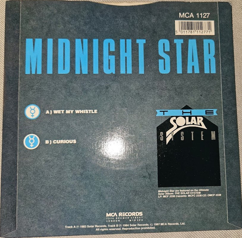 Miniatura: Midnight Star - Wet My Whistle (7", Single) (MCA Records, Solar)